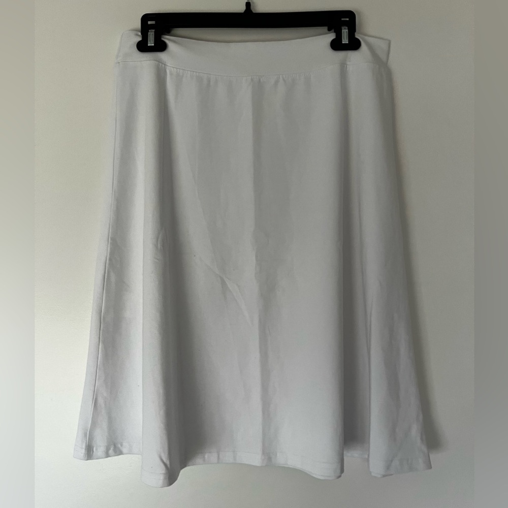 Womens Kiki Riki white Aline knee length skirt
